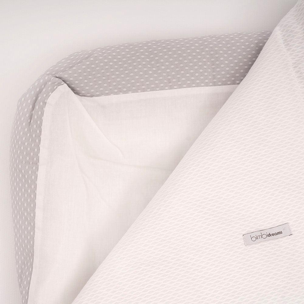 Colcha con saco capazo 3 usos Venecia Gris Bimbi Class - Nanetes #